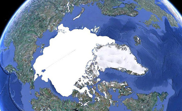 Cеверный полюс 2000 и 2010