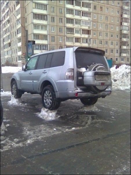 Уборка снега по-питерски
