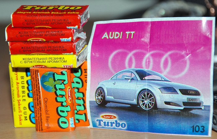 Полная коллекция вкладышей от «Turbo»