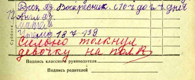 Школьный дневник
