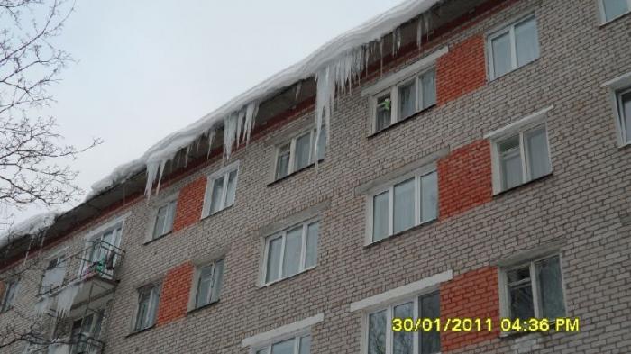 Опасные сосульки