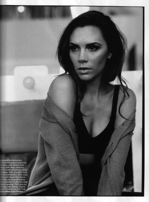 Виктория Бэкхем в журнале Vogue. Февраль 2011