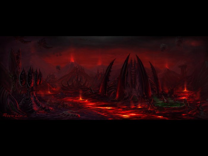 Пейзажи StarCraft 2