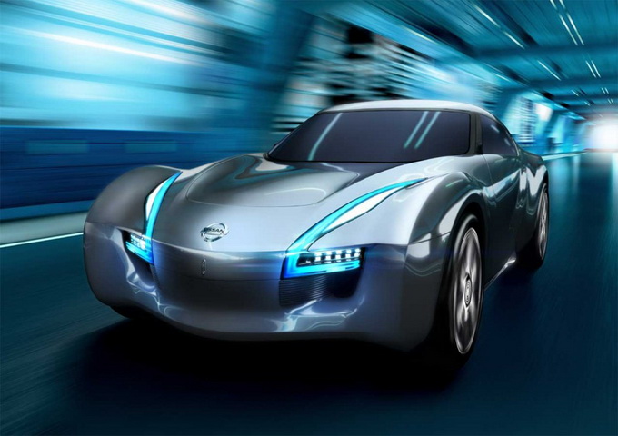 Электрический спортивный Nissan ESFLOW (10 фото)