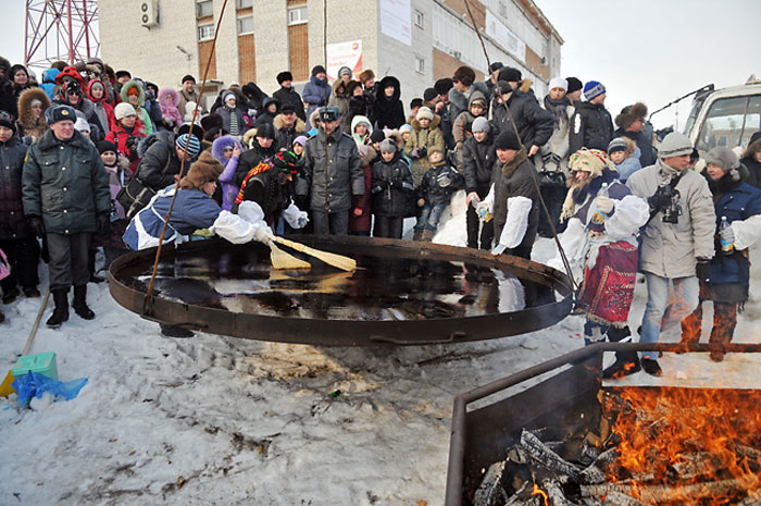 Огромные блины