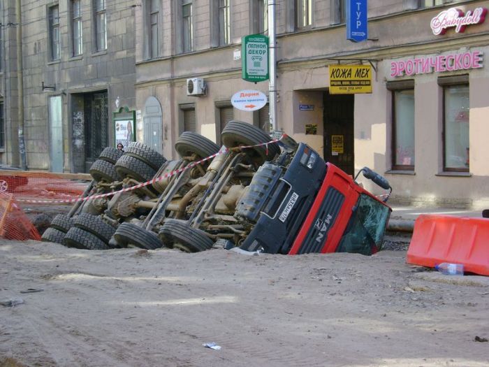 Авария в Санкт-Петербурге