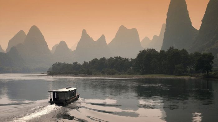 Красивые пейзажи Гуйлинь (Guilin)
