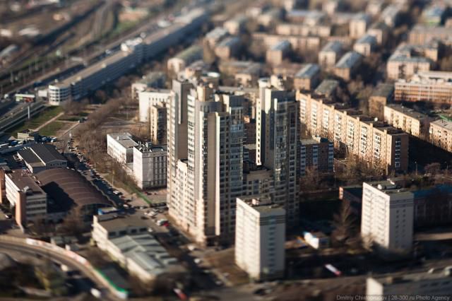 Москва в масштабе 1:100.
