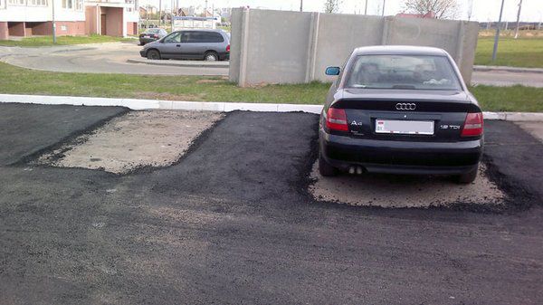 Оригинальная укладка асфальта в Минске