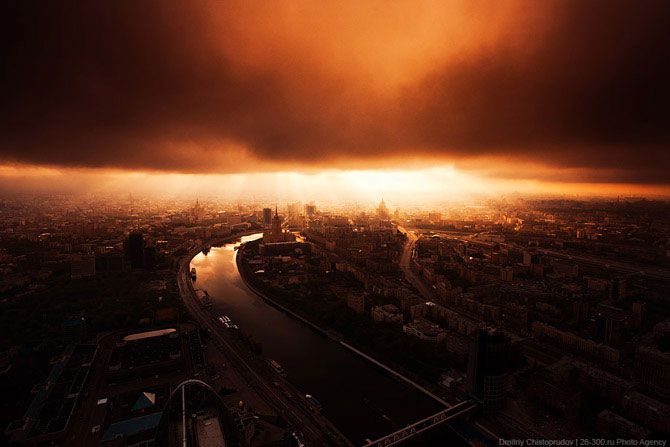 Рассвет над Москвой (55 фото)