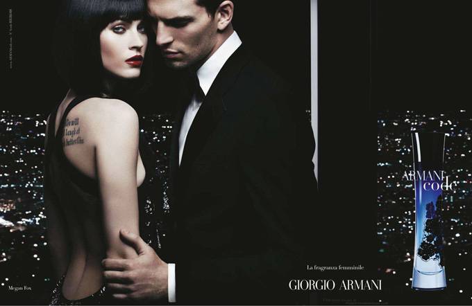 Меган Фокс в рекламе Armani