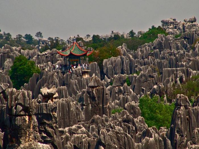 Каменный лес Шилинь в Китае (10 фото)