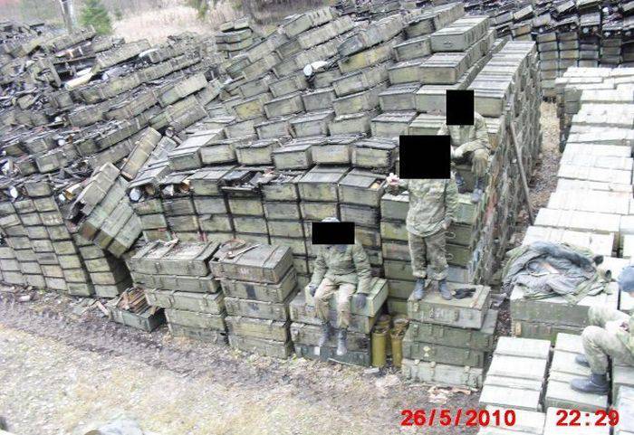 Хранение боеприпасов в ВС РФ