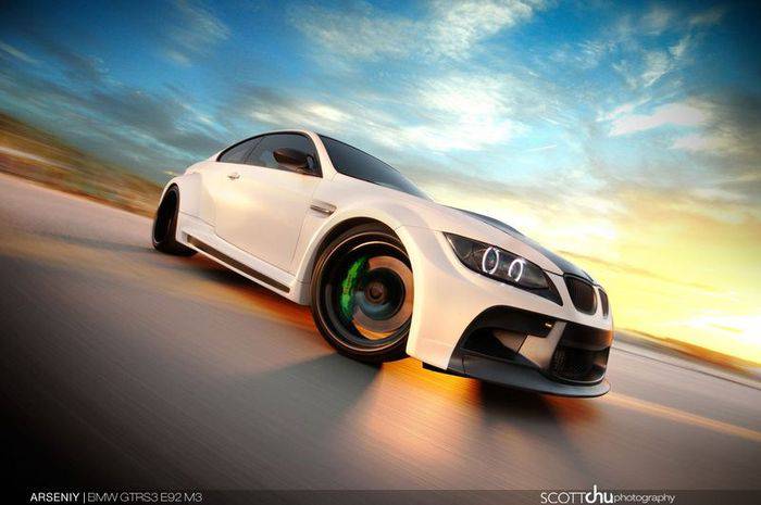 BMW M3 в "широком" обвесе GTRS3 от Vorsteiner
