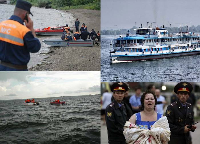 Страшная трагедия на Волге: затонул теплоход “Булгария” (16 фото)