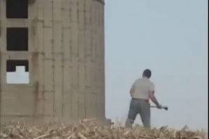 Снос колхозной башни