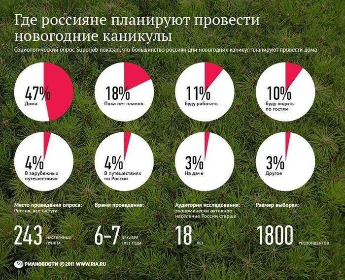 Новогодние инфографики с полезными советами (19 картинок)