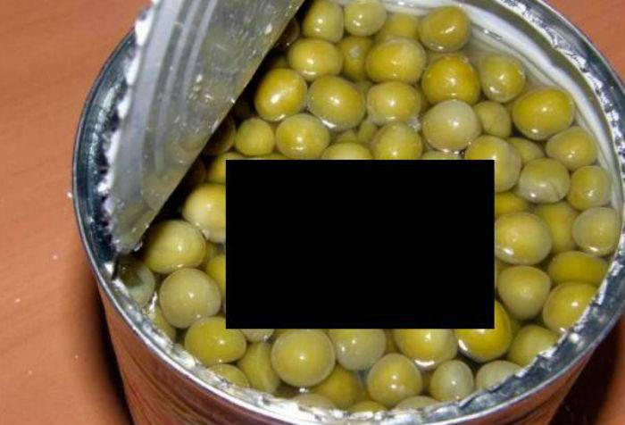 Зелёный горошек с сюрпризом