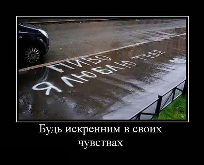 Заряд позитива в демотиваторах
