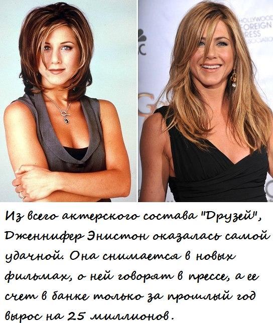 Звезды сериала "Друзья" - как они изменились?