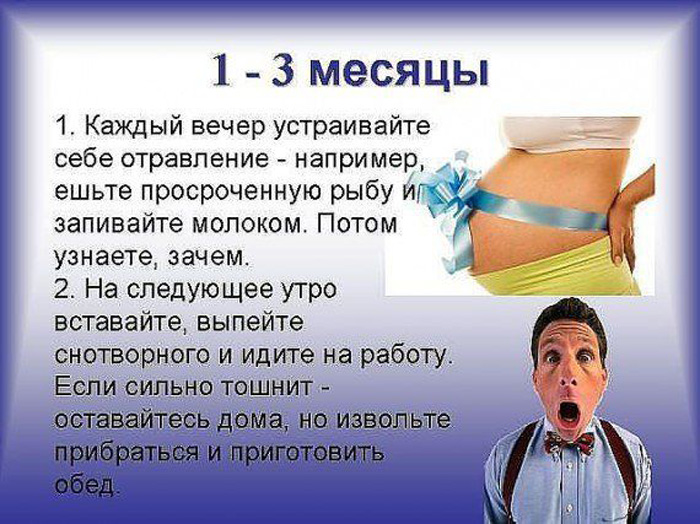Пост про беременность для мужчин (10 картинок)