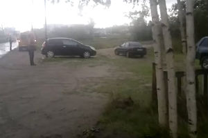Как она по кругу без водителя ездила?