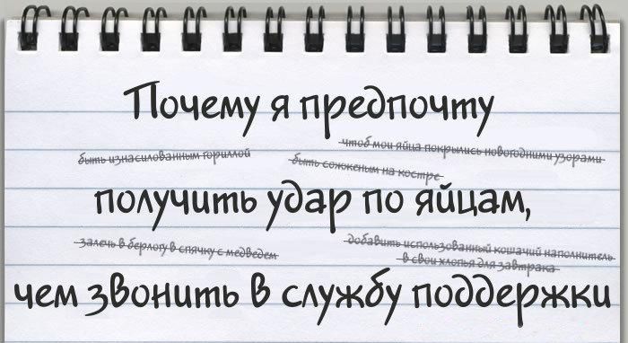 Забавный инфографик на тему общения с техподдержкой