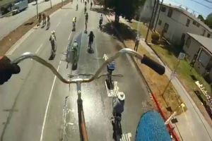 Очень большой велосипед