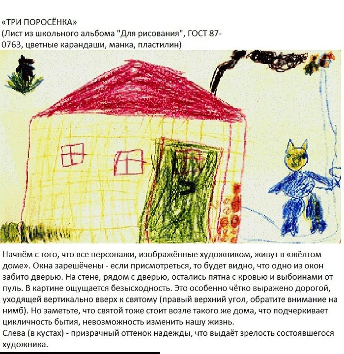 Прикольное профессиональное описание детских рисунков
