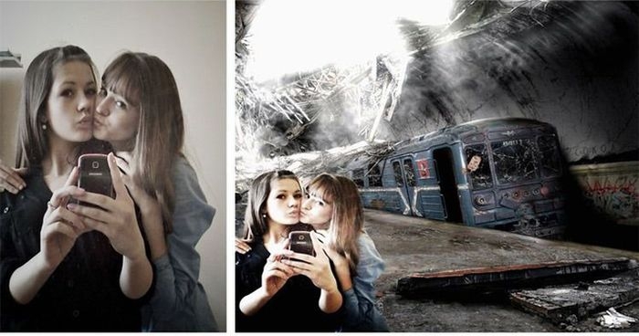 Отфотошопленные фотографии из соц. сетей