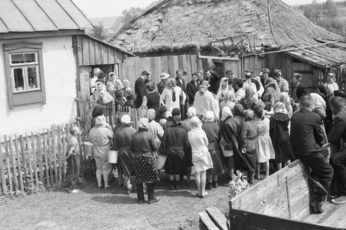 Сельская свадьба в Рязанской области в далеком 1964 году