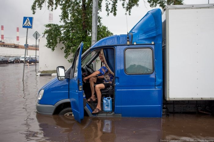 Москву затопило?