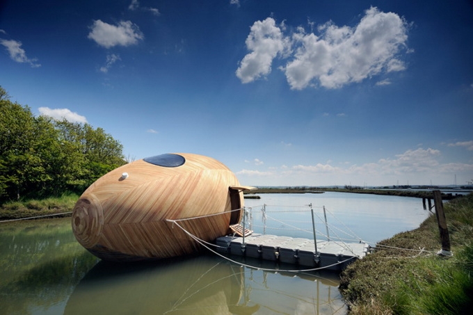 Деревянное яйцо Exbury (8 фото)