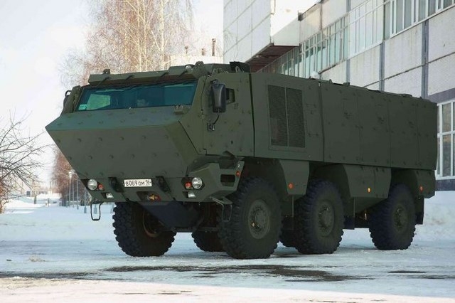 Камаз представил новый бронированный автомобиль