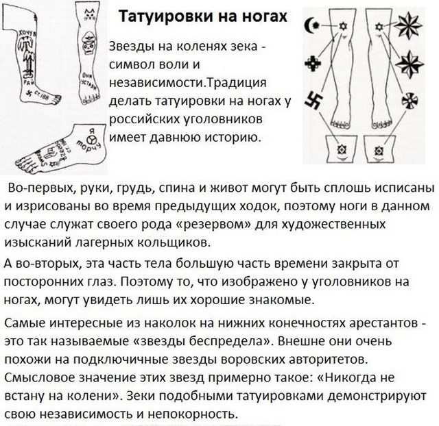 Что означают распространенные тюремные татуировки