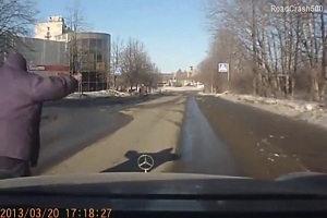 Глупые подставы пешеходов