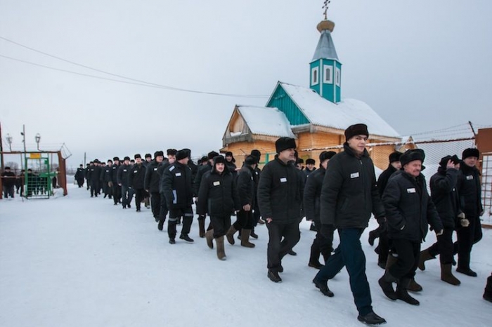 Прогулка по исправительной колонии в Ерцево