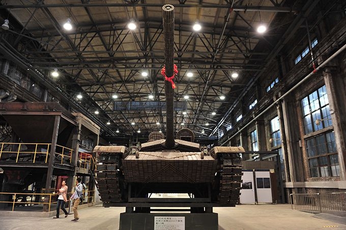 Танк Type-99 из стреляных гильз