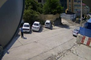 У груженного грузовика отказали тормоза