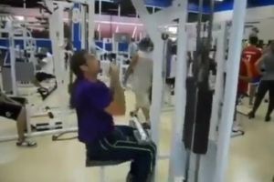 Первое посещение качалки