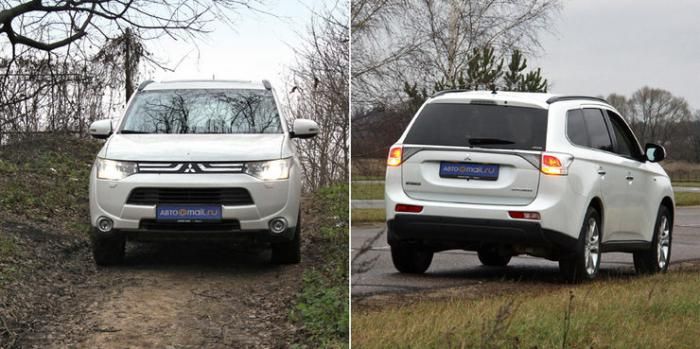 Новый Mitsubishi Outlander прошел тест