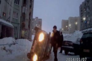 Как легко можно перевернуться зимой