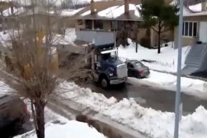 Как убирают снег за границей