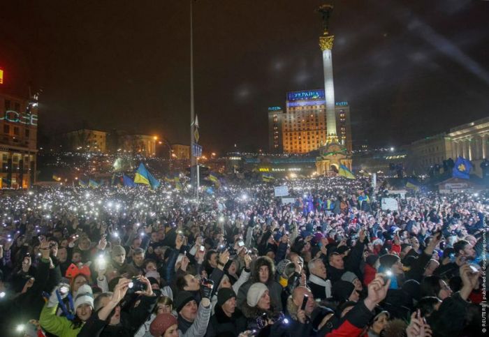 Новогодняя ночь на Майдане