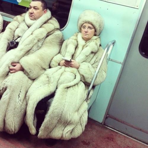 Необычные кадры из метро
