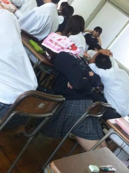 Будни японских школьников