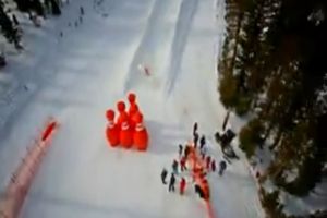 Забавный боулинг людьми