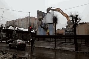 Падение завода в Рязани