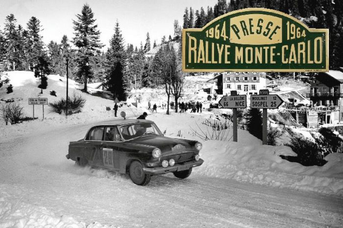 Большое Rally Monte-Carlo в 1964 году