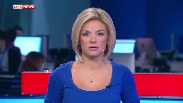 Самая большая грудь телеведущей в России